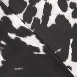 Cetim Estampado Manchado Preto - Ribes y Casals