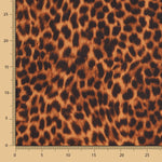 Cetim Estampado Leopardo Fogo - Ribes y Casals