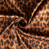 Cetim Estampado Leopardo Fogo - Ribes y Casals
