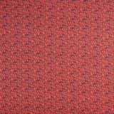 Cetim Estampado Floral Vermelho - Ribes y Casals
