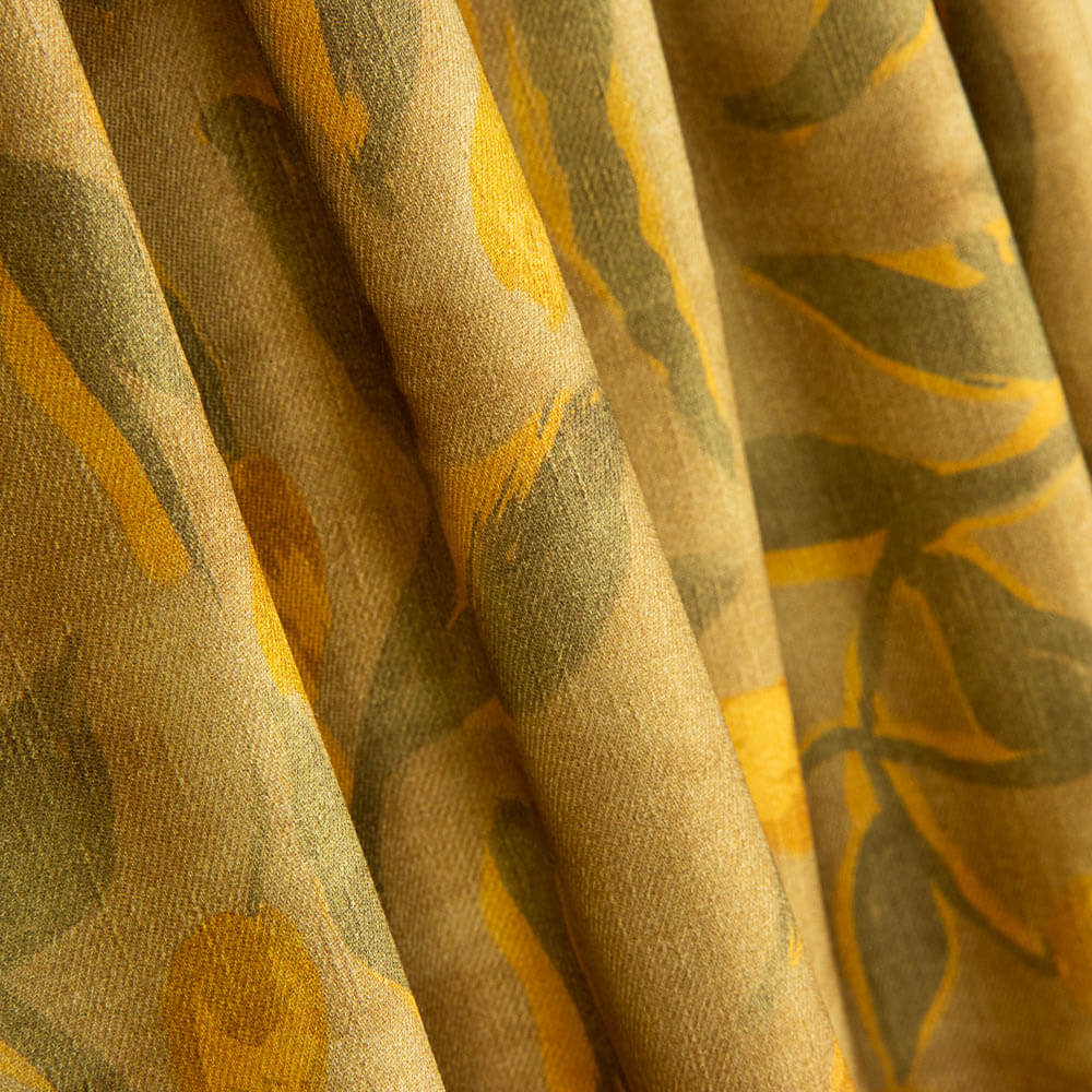 Viscose Folhas Cáqui - Ribes y Casals