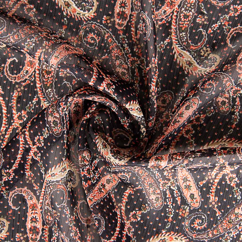 Gaze Bambula Pasiley Bolinha Preta - Ribes y Casals