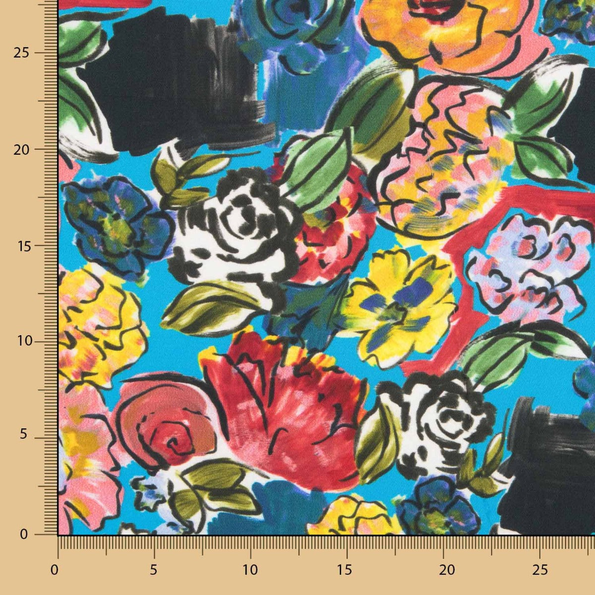 Burlington Flor Turquesa - Ribes y Casals