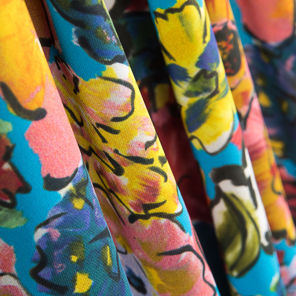 Burlington Flor Turquesa - Ribes y Casals