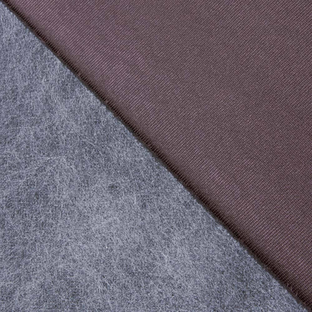 Tecido castanho esponjada rasete - Ribes y Casals