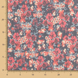 Gaze Poliéster Flores Grana - Ribes y Casals