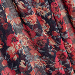 Gaze Poliéster Flores Grana - Ribes y Casals