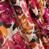 Gaze Poliéster Flores Fuchsia - Ribes y Casals