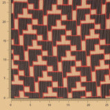 Bambula Poliéster Trigonométrica Marrom - Ribes y Casals
