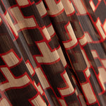 Bambula Poliéster Trigonométrica Marrom - Ribes y Casals