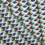 Bambula Poliéster Geo Verde Água - Ribes y Casals