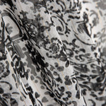 Gaze Lurex Caxemira Preto - Ribes y Casals