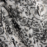 Gaze Lurex Caxemira Preto - Ribes y Casals