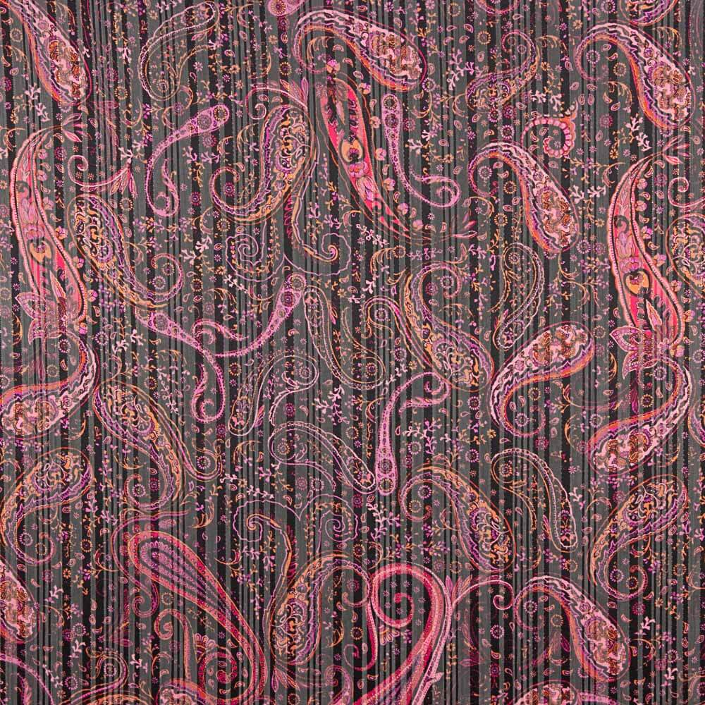 Gaze Lurex Cachemire Fuchsia - Ribes y Casals