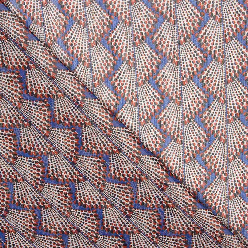 Gaze Lurex Leque Azul - Ribes y Casals