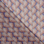 Gaze Lurex Leque Azul - Ribes y Casals