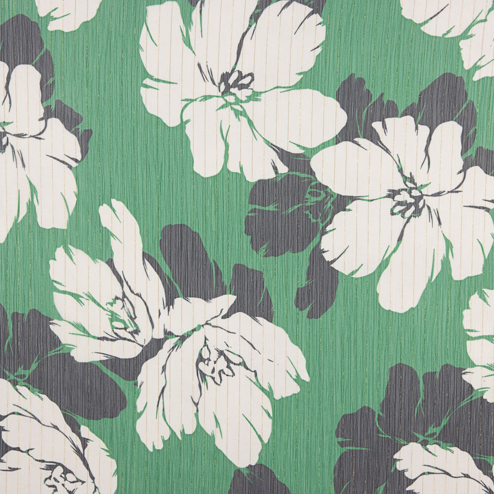 Gaze Lurex Maxi Flor Verde - Ribes y Casals