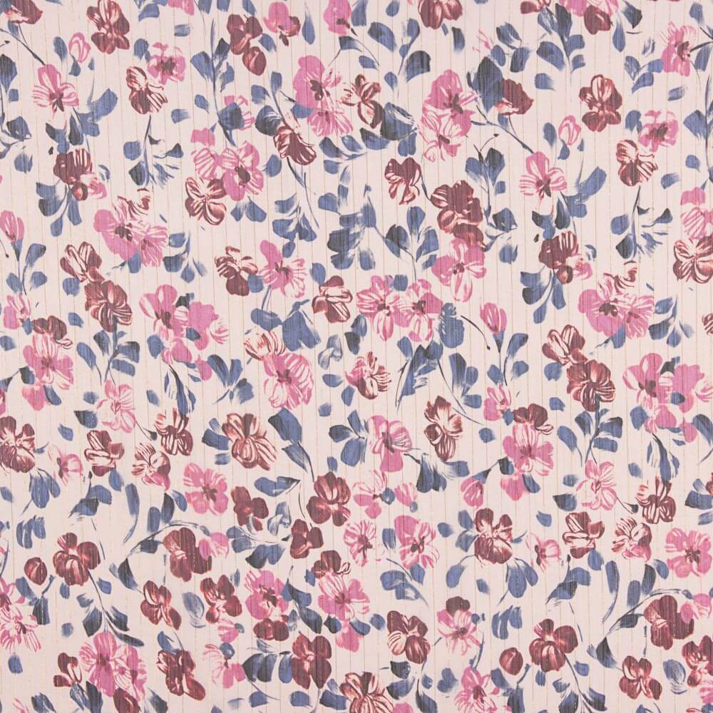 Gaze Lurex Flor Rosa Claro - Ribes y Casals