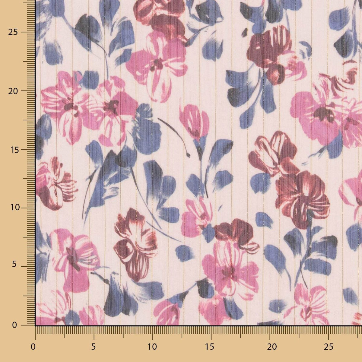 Gaze Lurex Flor Rosa Claro - Ribes y Casals