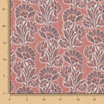 Gaze Lurex Flor Coral - Ribes y Casals