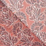 Gaze Lurex Flor Coral - Ribes y Casals