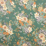 Gaze Poliéster Verde Jardim Flor - Ribes y Casals