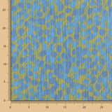 Bambula Poliéster Flores Azul - Ribes y Casals