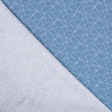 Popelín Pictograma Azul Denim - Ribes y Casals