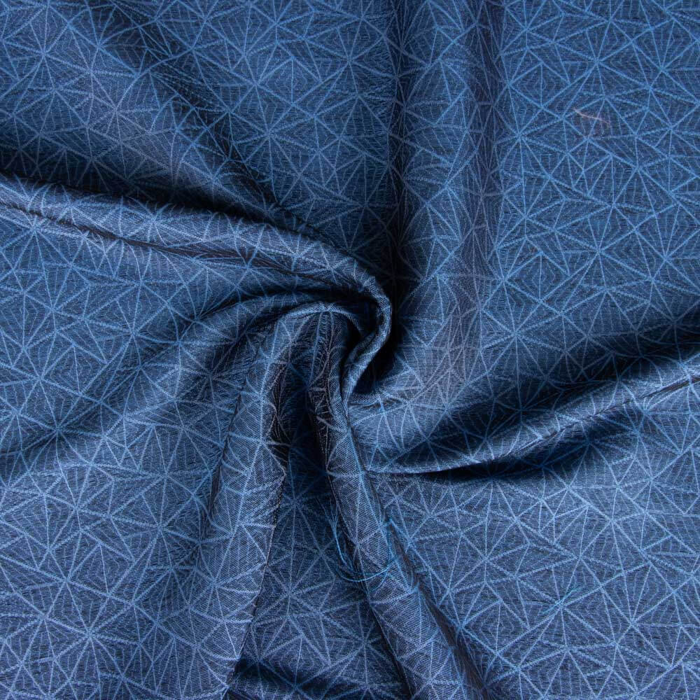 Jacquard Poliéster Azul - Ribes y Casals