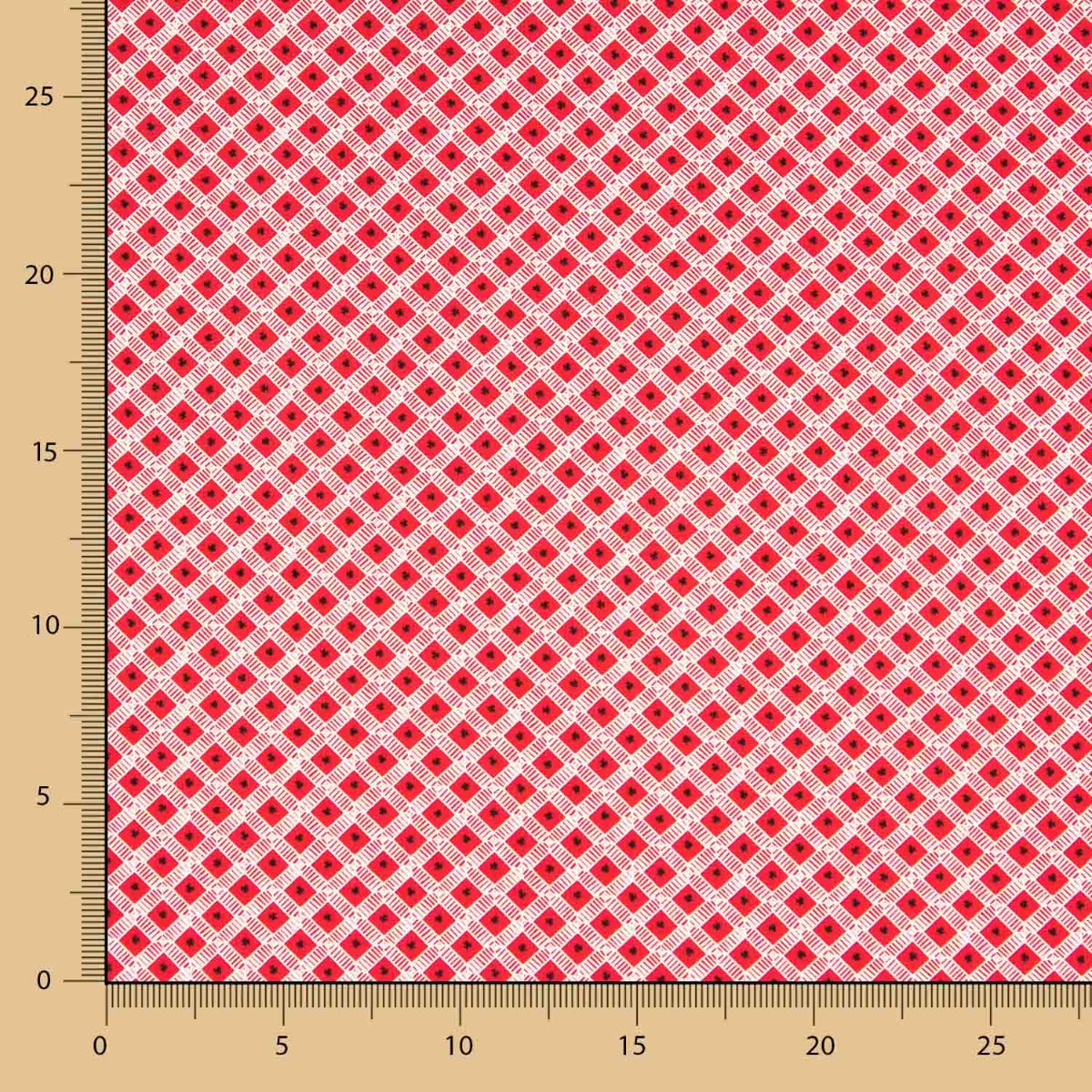 Patch Americano Geométrico Vermelho - Ribes y Casals