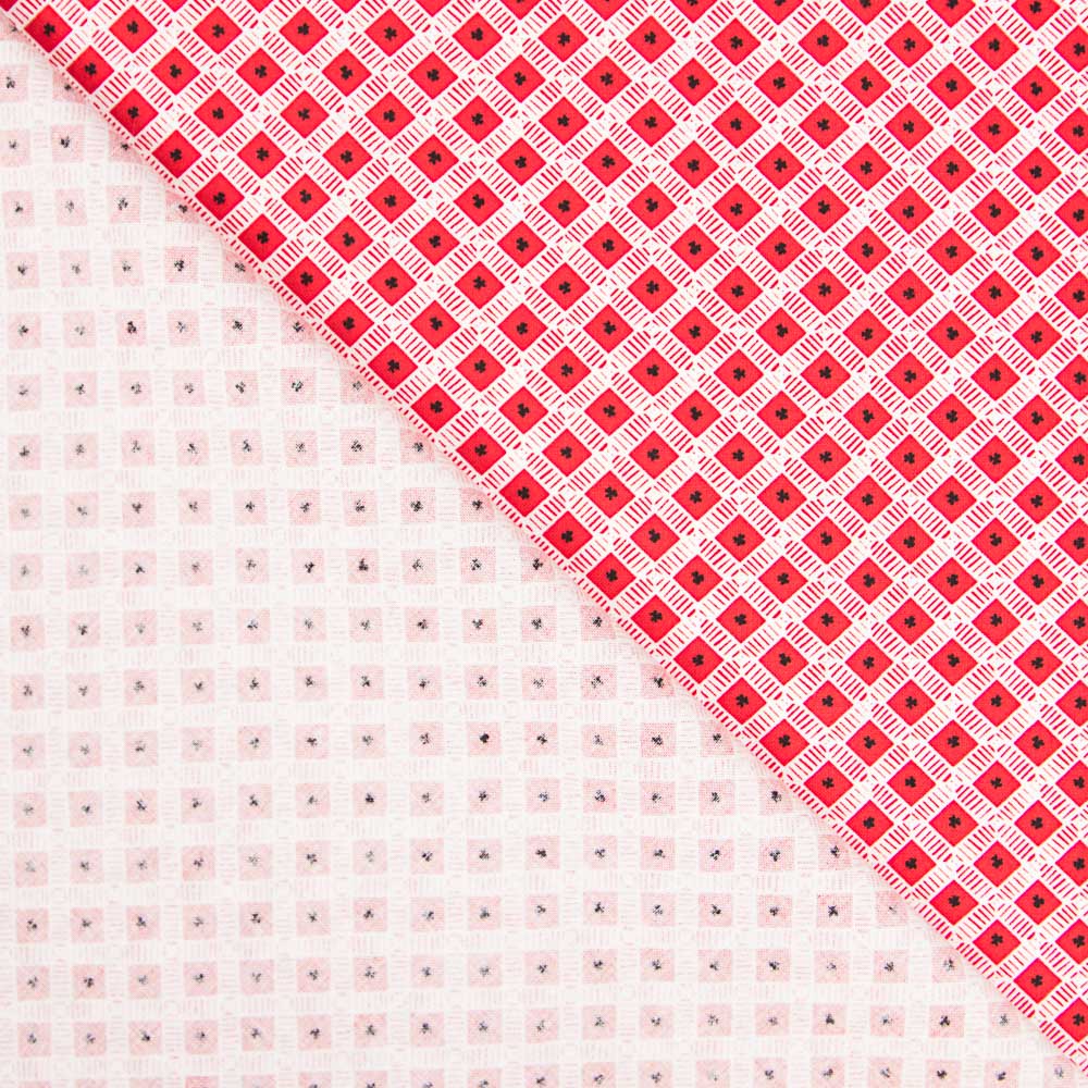 Patch Americano Geométrico Vermelho - Ribes y Casals