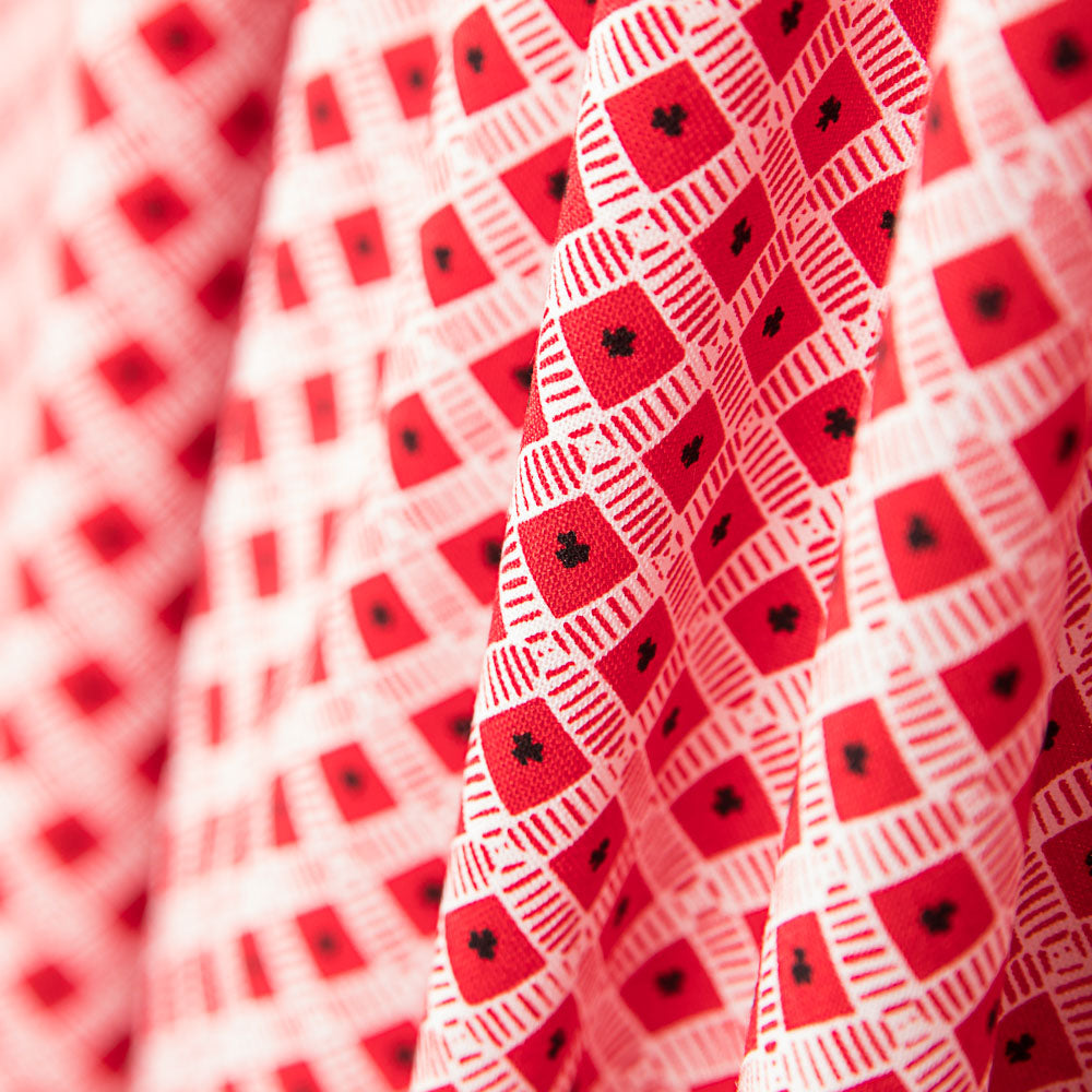 Patch Americano Geométrico Vermelho - Ribes y Casals