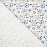 Retal Algodón Flor Sueño Azul 95x140 cm - Ribes y Casals