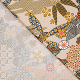 Popeline Viscose Patch Bege - Ribes y Casals