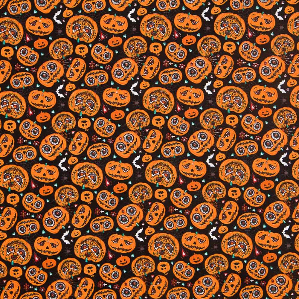 Popeline Halloween Abóboras Oeko-Tex® - Ribes y Casals