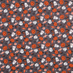 Popeline Halloween Abóboras Fantasma Cinzento Oeko-Tex® - Ribes y Casals