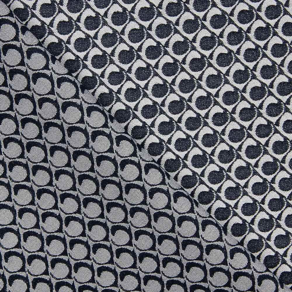 Jacquard Elástico Icon Marinho - Ribes y Casals