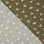 Viscose Floral Cáqui - Ribes y Casals