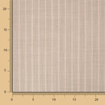 Tecido Lã Fria Riscas Diplomáticas Bege - Ribes y Casals