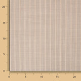 Tecido Lã Fria Riscas Diplomáticas Bege - Ribes y Casals