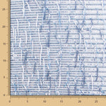 Tecido Lantejoulas Franja Azul - Ribes y Casals