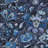 Tecido Liberty Maxi Estampado Azul - Ribes y Casals