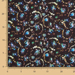 Tecido Liberty Barroco Preto - Ribes y Casals