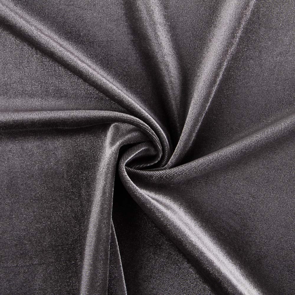 Tecido Lycra Veludo Cinza - Ribes y Casals