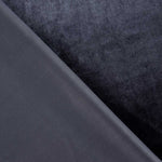 Tecido Lycra Veludo Cinza Escuro - Ribes y Casals