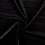 Retal Tela Lycra Terciopelo Negro 155x150 cm - Ribes y Casals