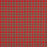 Tela Mantel Navidad Tartán Mini Rojo - Ribes y Casals