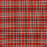 Tela Mantel Tartán Mini Rojo Lurex - Ribes y Casals