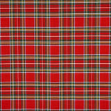 Tela Mantel Navidad Tartán Roja - Ribes y Casals