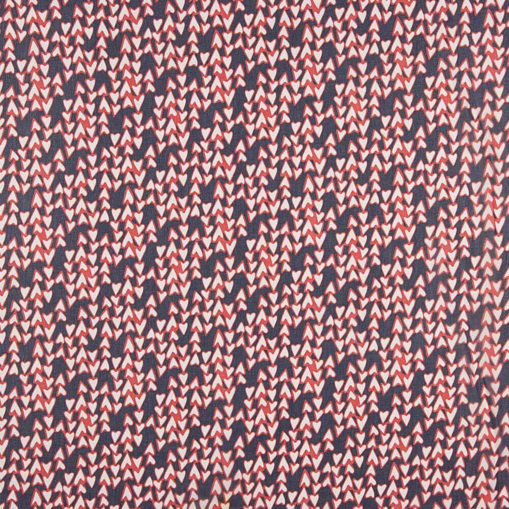 Gaze Poliéster Corações - Ribes y Casals